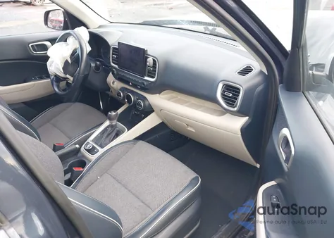 2021 Hyundai Venue Denim from USA, damaged, VIN KMHRC8A38MU104087